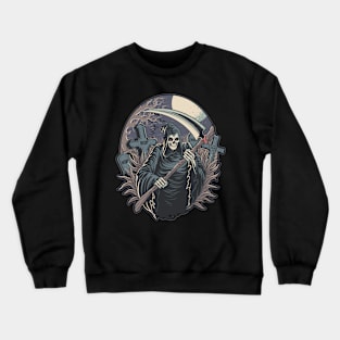 grim reaper in the graves Crewneck Sweatshirt